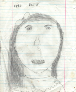 Becky Simpson Childhood Drawing