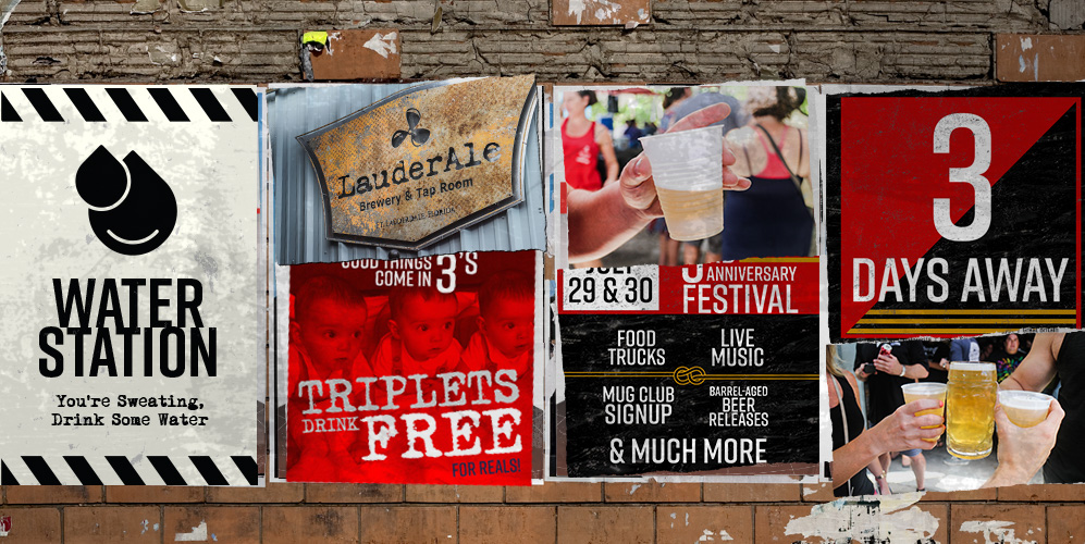 Event Design for LauderAle's 3rd Anniversary